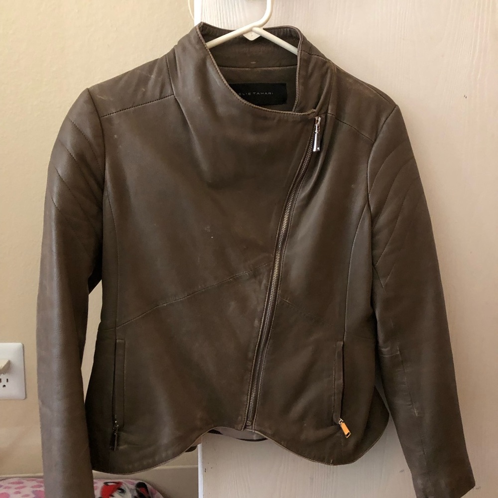 Lamb leather jacket